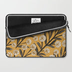 Summer Garden / Yellow & Black Laptop Sleeve Gallery Image 2