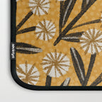 Summer Garden / Yellow & Black Laptop Sleeve Gallery Image 3