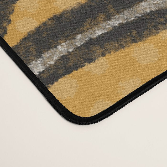 Summer Garden / Yellow & Black Desk Mat Gallery Image 4