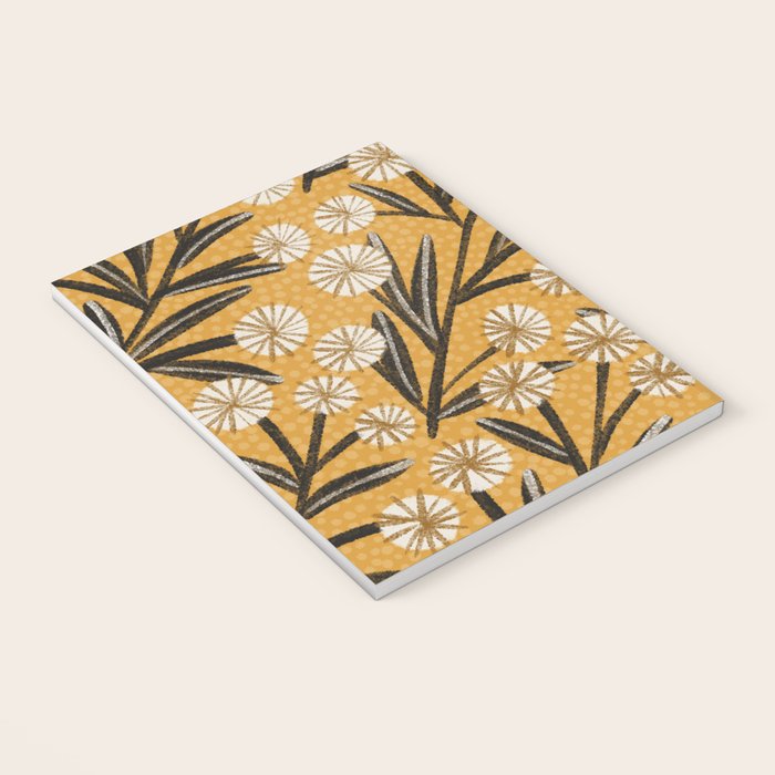 Summer Garden / Yellow & Black Notebook Gallery Image 3