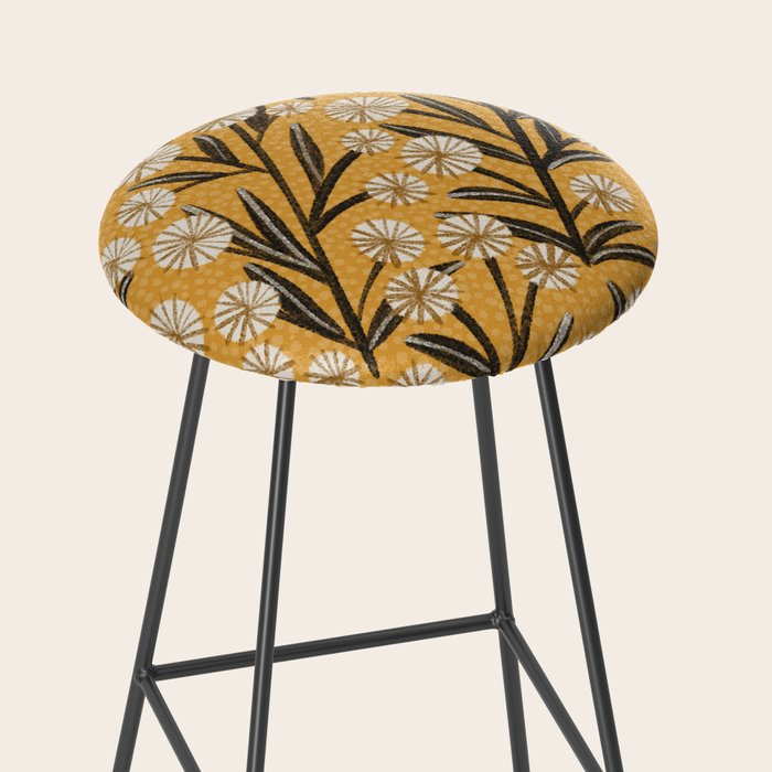 Summer Garden / Yellow & Black Stool Gallery Image 2