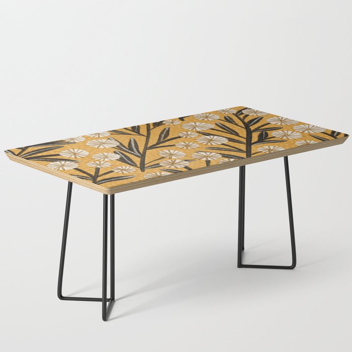 Summer Garden / Yellow & Black Coffee Table Gallery Image 1