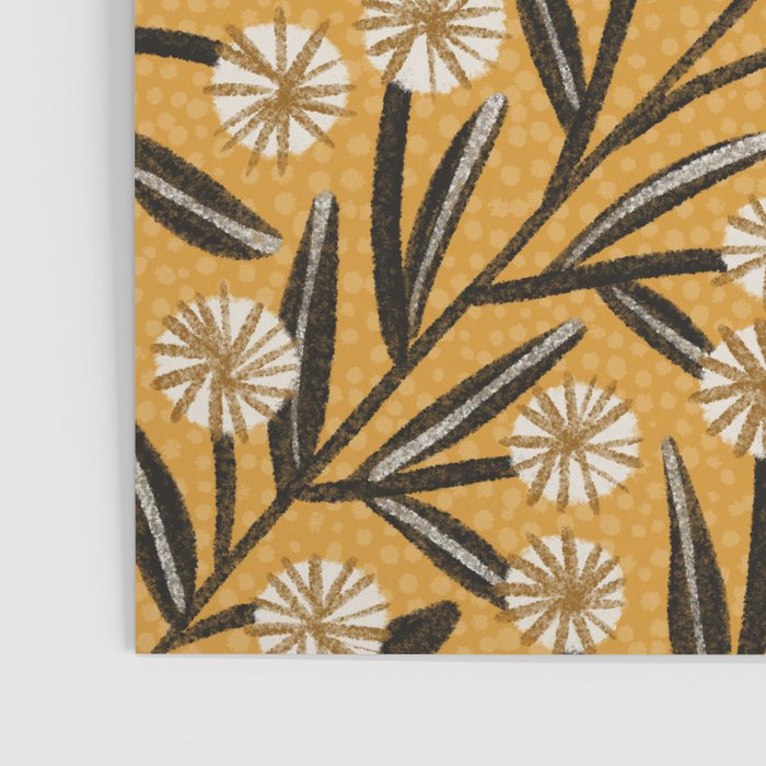 Summer Garden / Yellow & Black Poster Gallery Image 3