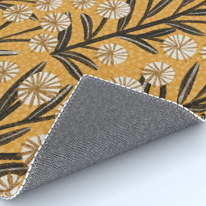 Summer Garden / Yellow & Black Rug Gallery Image 4