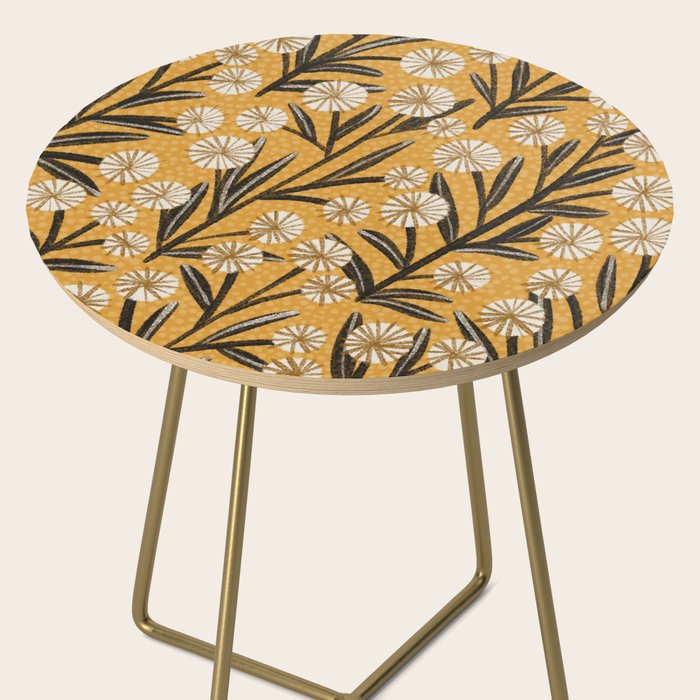 Summer Garden / Yellow & Black Side Table Gallery Image 2