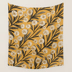 Summer Garden / Yellow & Black Wall Tapestry Gallery Image 4