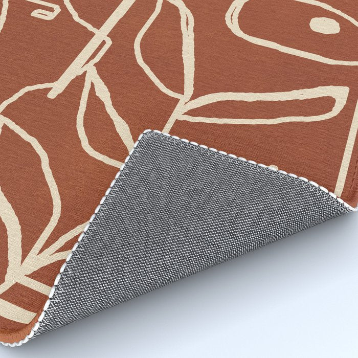 Paleolithic Abstract Art 1 Rug Gallery Image 4