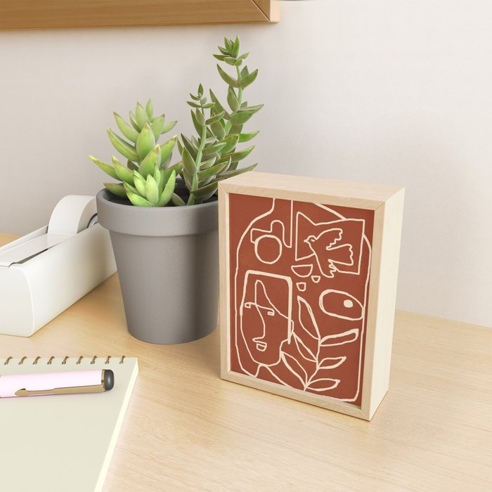 Paleolithic Abstract Art 1 Mini Art Print Gallery Image 2