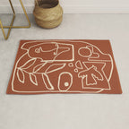 Paleolithic Abstract Art 1 Rug Gallery Image 1