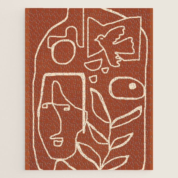 Paleolithic Abstract Art 1 Jigsaw Puzzle Gallery Image 1