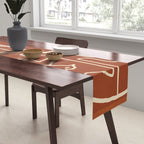Paleolithic Abstract Art 1 Table Runner Gallery Image 2