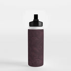 Agate Burgundy Pattern Design Water Bottle Gallery Image 2