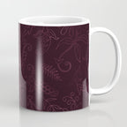 Agate Burgundy Pattern Design Coffee Mug Gallery Image 1