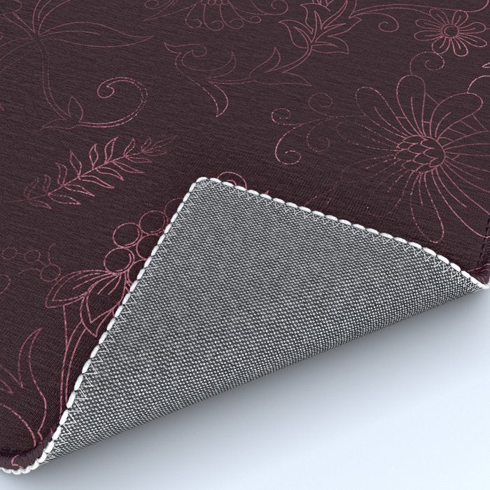 Agate Burgundy Pattern Design Rug Gallery Image 4
