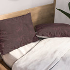 Agate Burgundy Pattern Design Pillow Sham Gallery Image 2