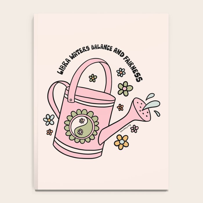 Libra Watering Can Notebook Gallery Image 4