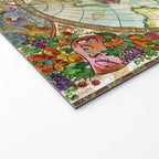 Magical Antique World Map  Welcome Mat Gallery Image 2