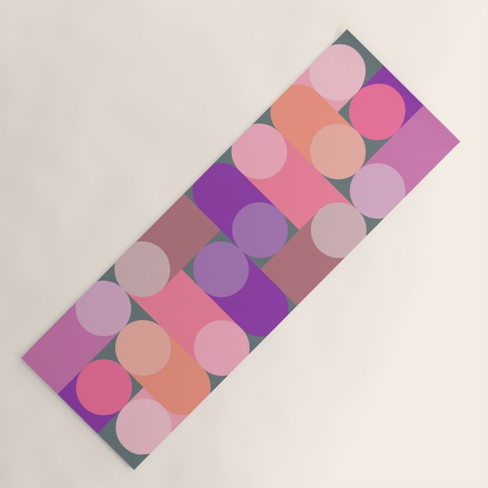 Modern Geometric 87B Yoga Mat Gallery Image 1