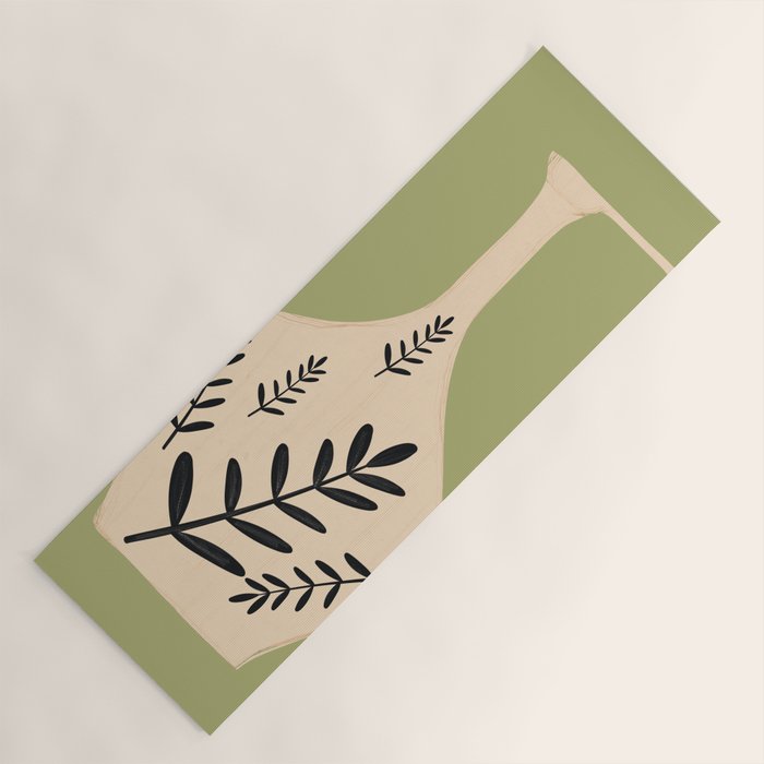 Minimal Abstract Art Vase 22 Yoga Mat Gallery Image 1
