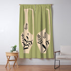 Minimal Abstract Art Vase 22 Window Curtain Gallery Image 5