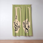 Minimal Abstract Art Vase 22 Window Curtain Gallery Image 3