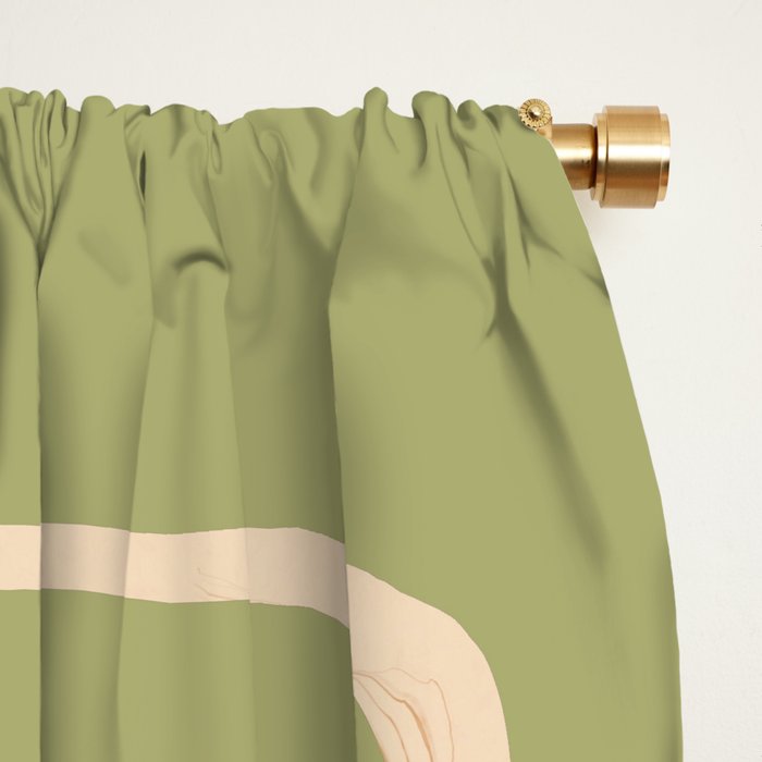 Minimal Abstract Art Vase 22 Window Curtain Gallery Image 2