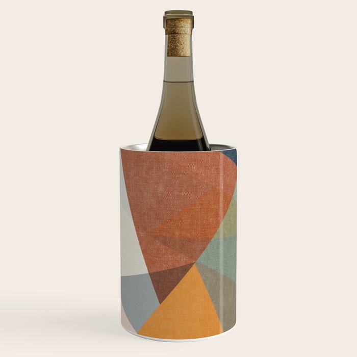 modern triangle mosaic - multi Wine Chiller Gallery Image 2