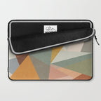 modern triangle mosaic - multi Laptop Sleeve Gallery Image 2