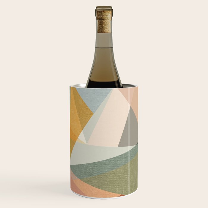 modern triangle mosaic - multi Wine Chiller Gallery Image 3