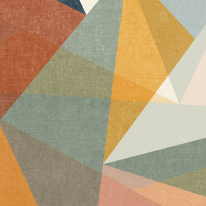 modern triangle mosaic - multi Coffee Mug Gallery Image 2