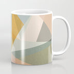modern triangle mosaic - multi Coffee Mug Gallery Image 1