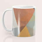 modern triangle mosaic - multi Coffee Mug Gallery Image 3