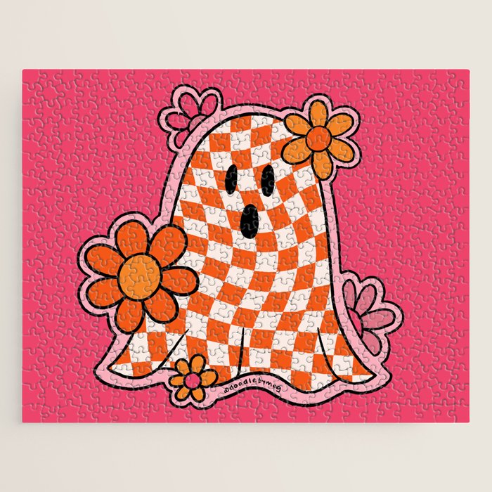 Checkerboard Ghost Jigsaw Puzzle Gallery Image 1