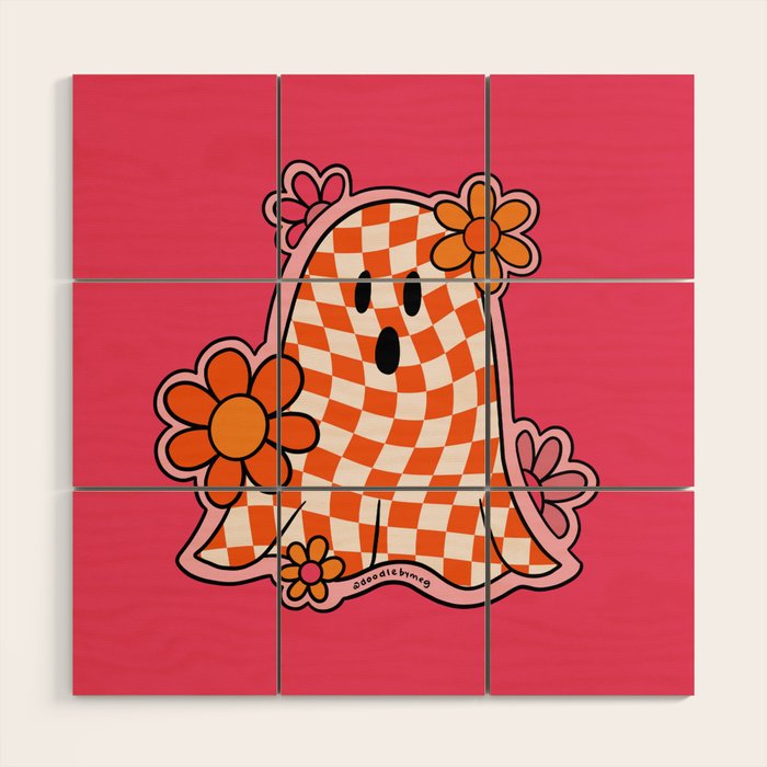Checkerboard Ghost Wood Wall Art Gallery Image 1