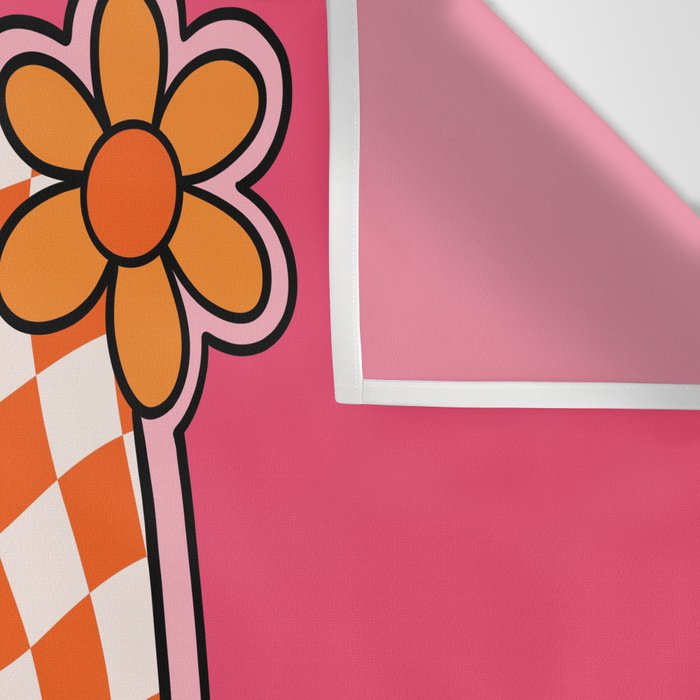 Checkerboard Ghost Wall Tapestry Gallery Image 3