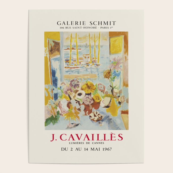 Jules Cavailles Art Exhibition Poster, 1967 Poster Gallery Image 4