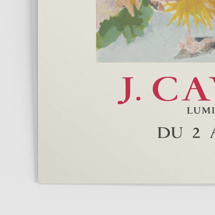 Jules Cavailles Art Exhibition Poster, 1967 Poster Gallery Image 3