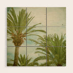 Palm Trees Wood Wall Art Gallery Image 1