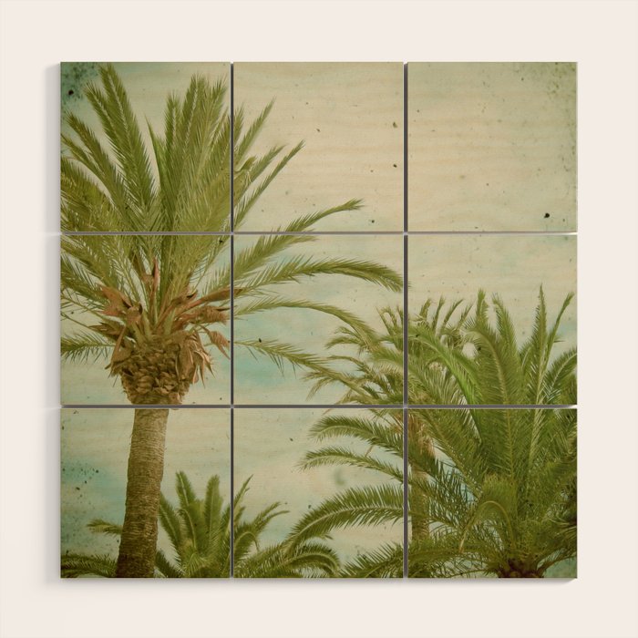Palm Trees Wood Wall Art Gallery Image 1