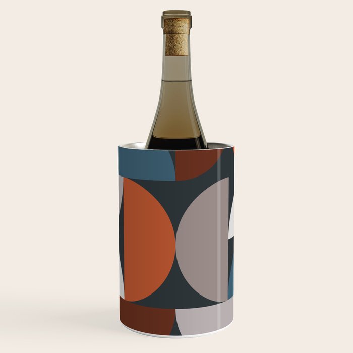 Mid Century Modern Geometric 24 Wine Chiller Gallery Image 1