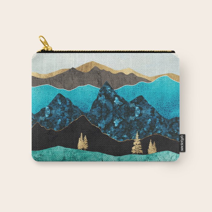 Teal Afternoon Carry All Pouch Gallery Image 1