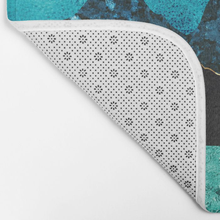 Teal Afternoon Bath Mat Gallery Image 2