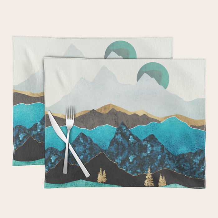 Teal Afternoon Placemat Gallery Image 1