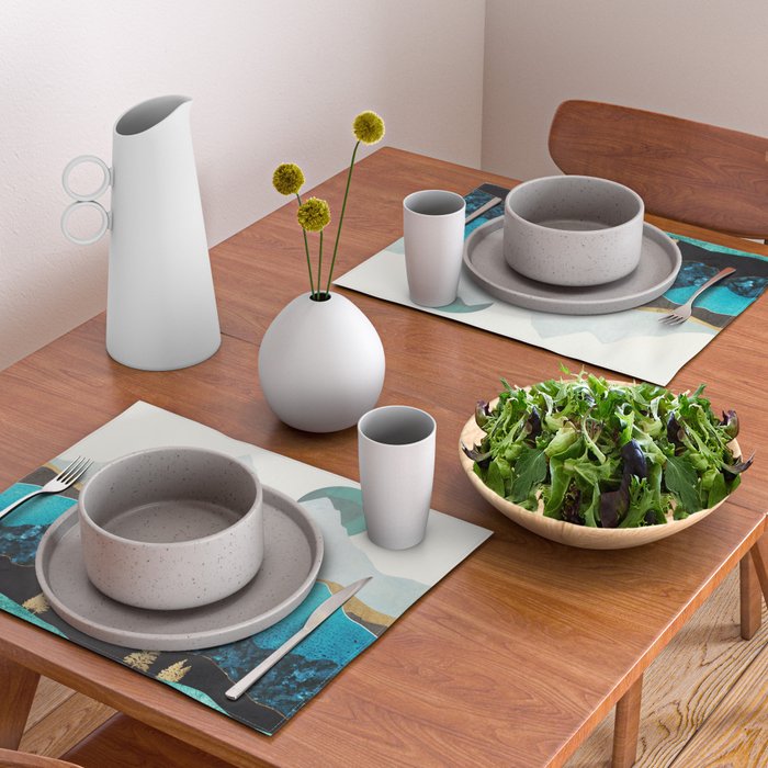 Teal Afternoon Placemat Gallery Image 2