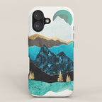 Teal Afternoon iPhone Case Gallery Image 1