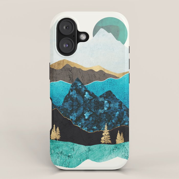 Teal Afternoon iPhone Case Gallery Image 1
