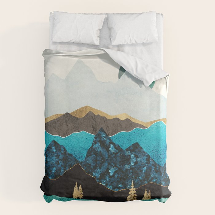 Teal Afternoon Duvet Cover Gallery Image 6