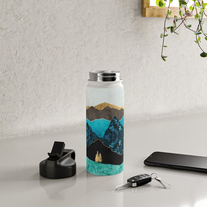 Teal Afternoon Water Bottle Gallery Image 4