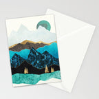Teal Afternoon Stationery Card Gallery Image 2