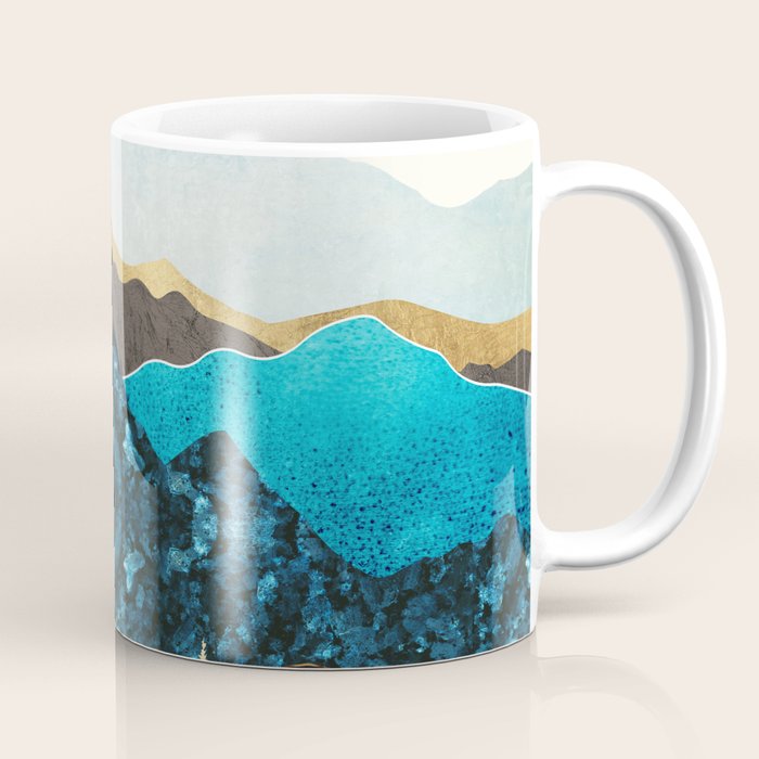 Teal Afternoon Coffee Mug Gallery Image 1
